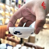 Tách Sứ Cảnh Đức Vẽ Tay - Hoa Lan - Dáng Tròn