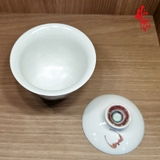 Bộ Chén Khải Sứ Cảnh Đức Vẽ Tay - Thanh Hoa 135ml