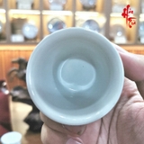 Tách Trà Pháp Lang Thái Sứ Cảnh Đức - Liên Hoa Nền Vàng 30ml