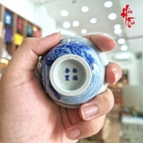 Tách Sứ Cảnh Đức Thanh Hoa - Nung Củi 40ml