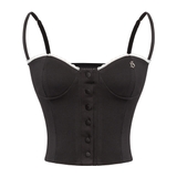 SISTERS Áo hai dây kiểu Corset phối ren Béatrice