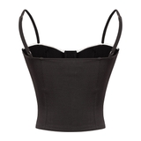 SISTERS Áo hai dây kiểu Corset phối ren Béatrice