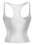 SISTERS Áo croptop ánh nhũ Asher