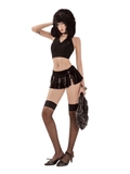 SISTERS Áo croptop ba lỗ cổ bẻ Isobe
