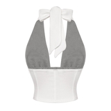 SISTERS Áo croptop cổ yếm Eileen