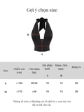 SISTERS Áo croptop cổ yếm Eileen