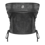 SISTERS Áo croptop cúp ngực đan dây hông Annalise