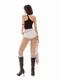 SISTERS Áo croptop cổ yếm một dây Minette