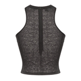 SISTERS Áo croptop phối ren ngực Sera