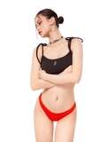 Sisters Áo croptop 2 dây cột nơ Lena