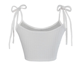 Sisters Áo croptop 2 dây cột nơ Lena