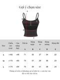 SISTERS Áo hai dây dáng croptop khoét ngực AMINTA - Trắng