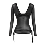 SISTERS Áo thun lưới xuyên thấu Seel