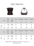 SISTERS Áo ống Corset kèm áo bra ren gợi cảm Cossi