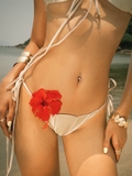 SISTERS Bikini 2 mảnh vỏ sò Pia - Kem