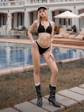 SISTERS Bikini 2 mảnh khoá kéo ngực Ariel
