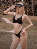 SISTERS Bikini 2 mảnh khoá kéo ngực Ariel