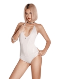 SISTERS Bodysuit cổ yếm Yedda - Trắng