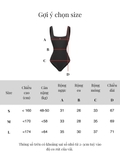SISTERS Bodysuit hở lưng dây mảnh lưng thấp Soft