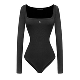 SISTERS Bodysuit cổ vuông lưng thấp Orchid