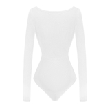 SISTERS Bodysuit cổ vuông lưng thấp Orchid