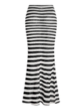 SISTERS Chân váy dài sọc ngang Vivienne