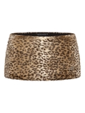 SISTERS Chân váy lông Hattie - Da beo