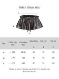 SISTERS Chân váy mini skirt xoè rút hông Delein