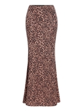SISTERS Chân váy dài da beo - Leopard
