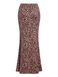 SISTERS Chân váy dài da beo - Leopard