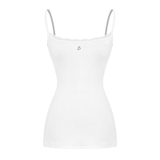 SISTERS Váy đầm body hai dây phối cổ ren Florence