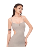 Sisters Váy đầm body hai dây khoét eo Gise