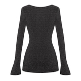 SISTERS Váy đầm body ánh kim Kendall