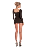 SISTERS Đầm body tay dài cổ vuông Giada