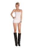 SISTERS Váy đầm body cúp ngực Sabrina - Trắng