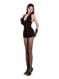 SISTERS Váy đầm body cổ yếm cột nơ Bibiane