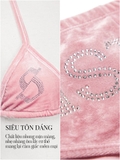 SISTERS Bikini 2 mảnh nhung ép cườm Graziella - Đen