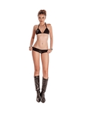 SISTERS Bikini 2 mảnh nhung ép cườm Graziella - Đen