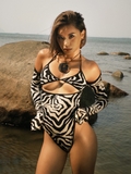 SISTERS Swimsuit ánh kim Amadea