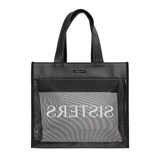 SISTERS Túi xách Tote Bag phối lưới xuyên thấu