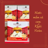 Nước mắm PQ Khải Hoàn - 40 độ đạm - Chai 215ml - Hộp 6 chai