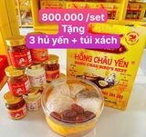 Set Combo Yến 800.000 - Tặng 3 Hủ: 1 Yến Ăn Kiêng ISOMALT, 1 Yến Collagen, 1 Yến Kid + Túi Xách HCY Nhỏ + Tem HCY