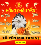 Yến Mix Tam vị - Đông trùng - Hạt chia - 65% Tổ Yến - Hủ 70ml