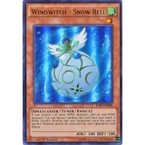 [ Bài Yugioh Chính Hãng ] Windwitch - Snow Bell - RATE-EN008 - Ultra Rare 1st Edition