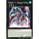 [ Bài Yugioh Chính Hãng ] CR05-AE091 Number 71: Rebarian Shark - Common