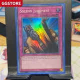 [ Bài Yugioh Chính Hãng ] Solemn Judgment - MAZE-EN063 - Super Rare 1st Edition