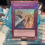 [ Bài Yugioh Chính Hãng ] Solemn Warning - RA02-EN078 - Platinum Secret Rare 1st Edition