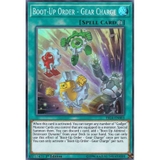 [ Bài Yugioh Chính Hãng ] Boot-Up Order - Gear Charge - FIGA-EN003 - Super Rare 1st Edition