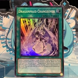 [ Bài Yugioh Chính Hãng ] SLF1-AE076 Dragonmaid Changeover - Super Rare