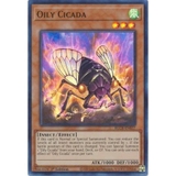 [ Bài Yugioh Chính Hãng ] Oily Cicada - BLCR-EN027 - Ultra Rare 1st Edition